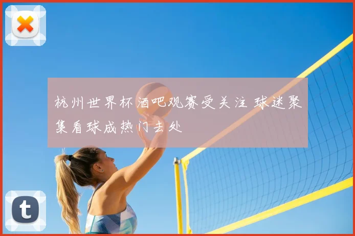 杭州世界杯酒吧观赛受关注 球迷聚集看球成热门去处